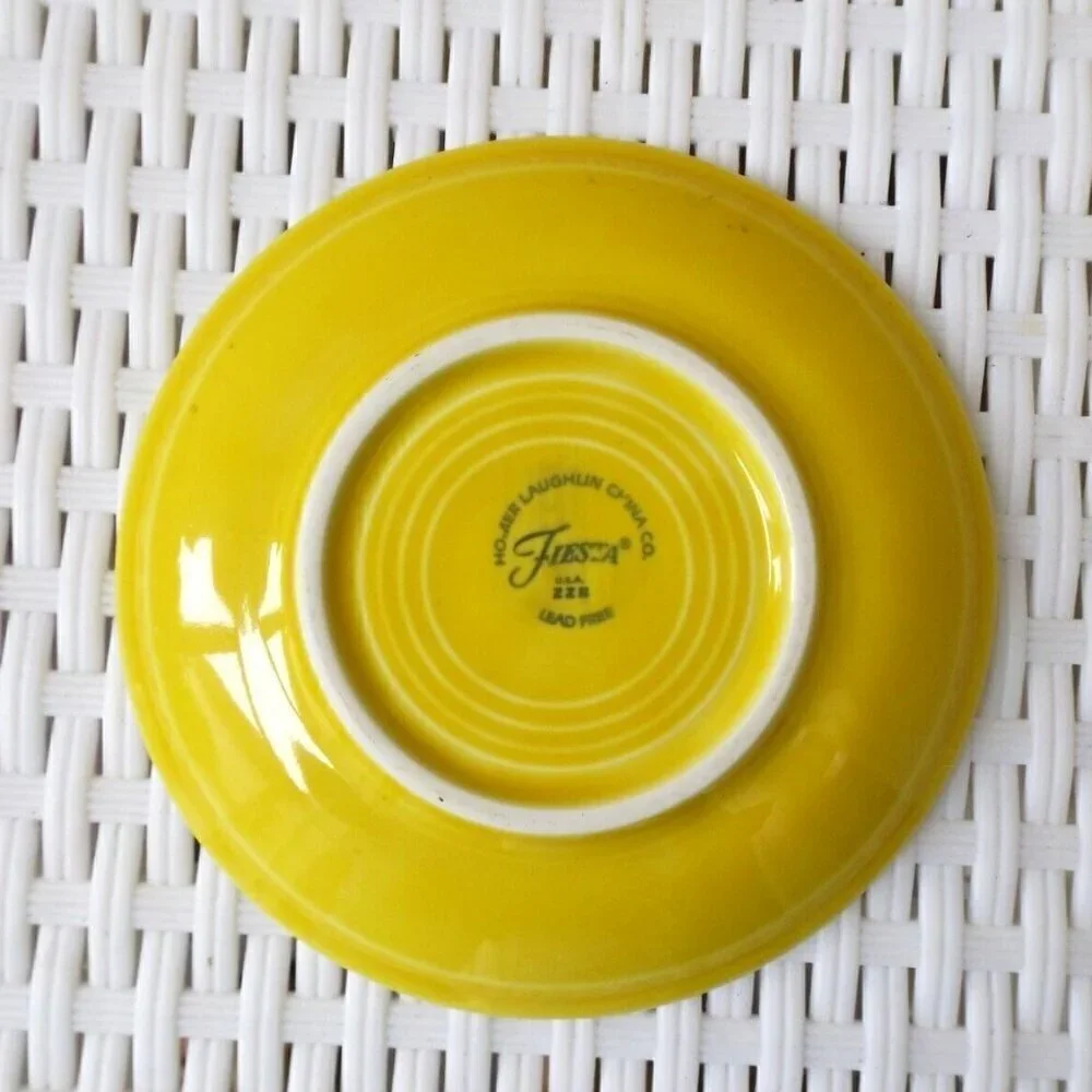 Fiestaware Marigold orange 6 inch saucer discontinued 2012